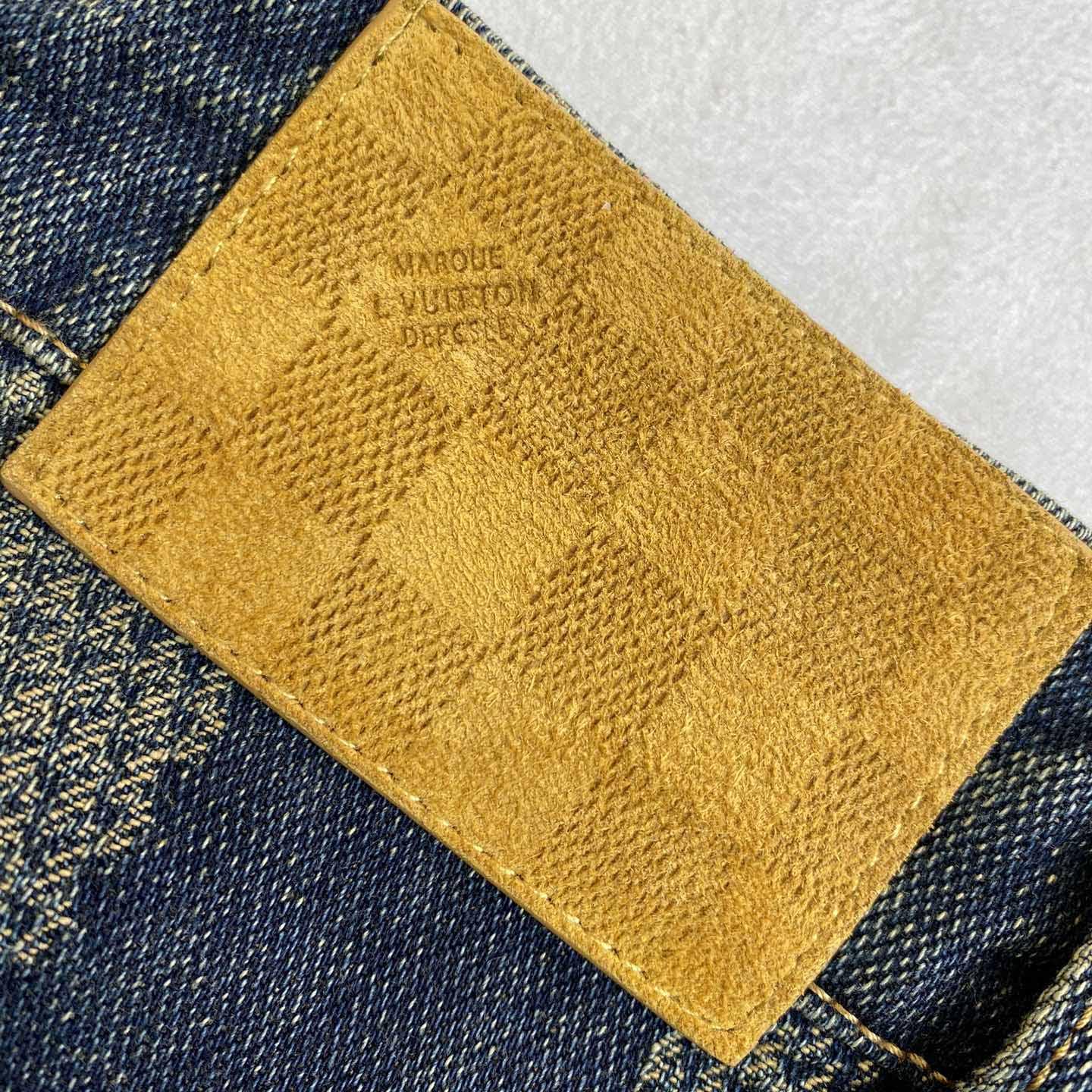 Louis Vuitton Damier Denim Pants - DopestKickz