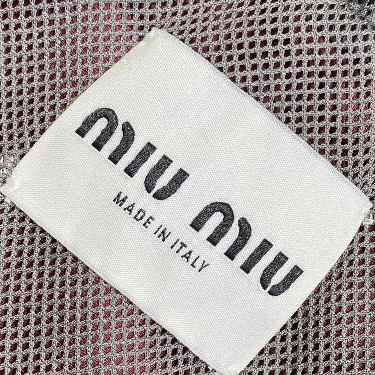 Miu Miu Technical Silk Zipper Blouson Jacket - DopestKickz