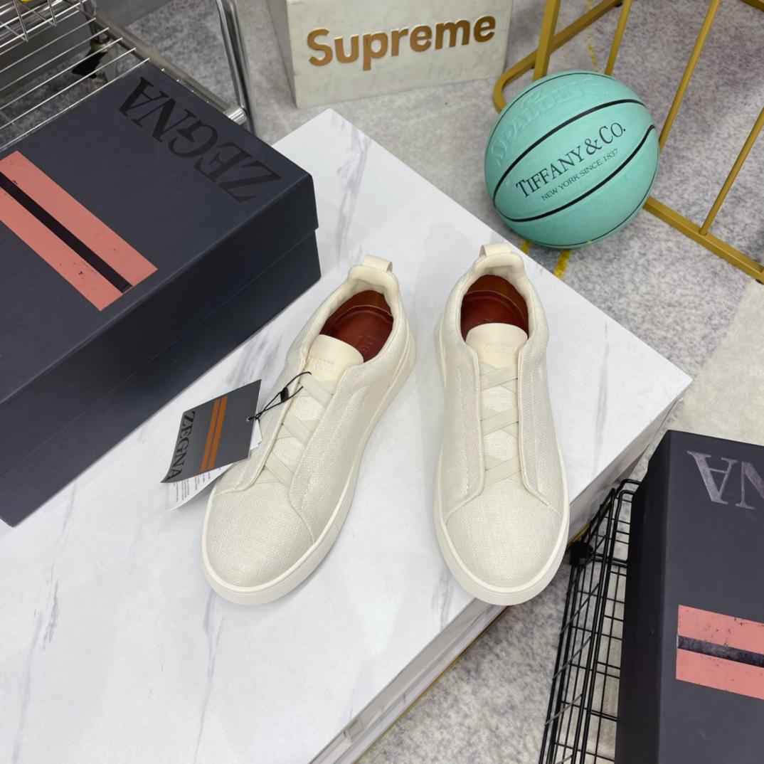 Zegna Triple Stitch Sneakers - DopestKickz