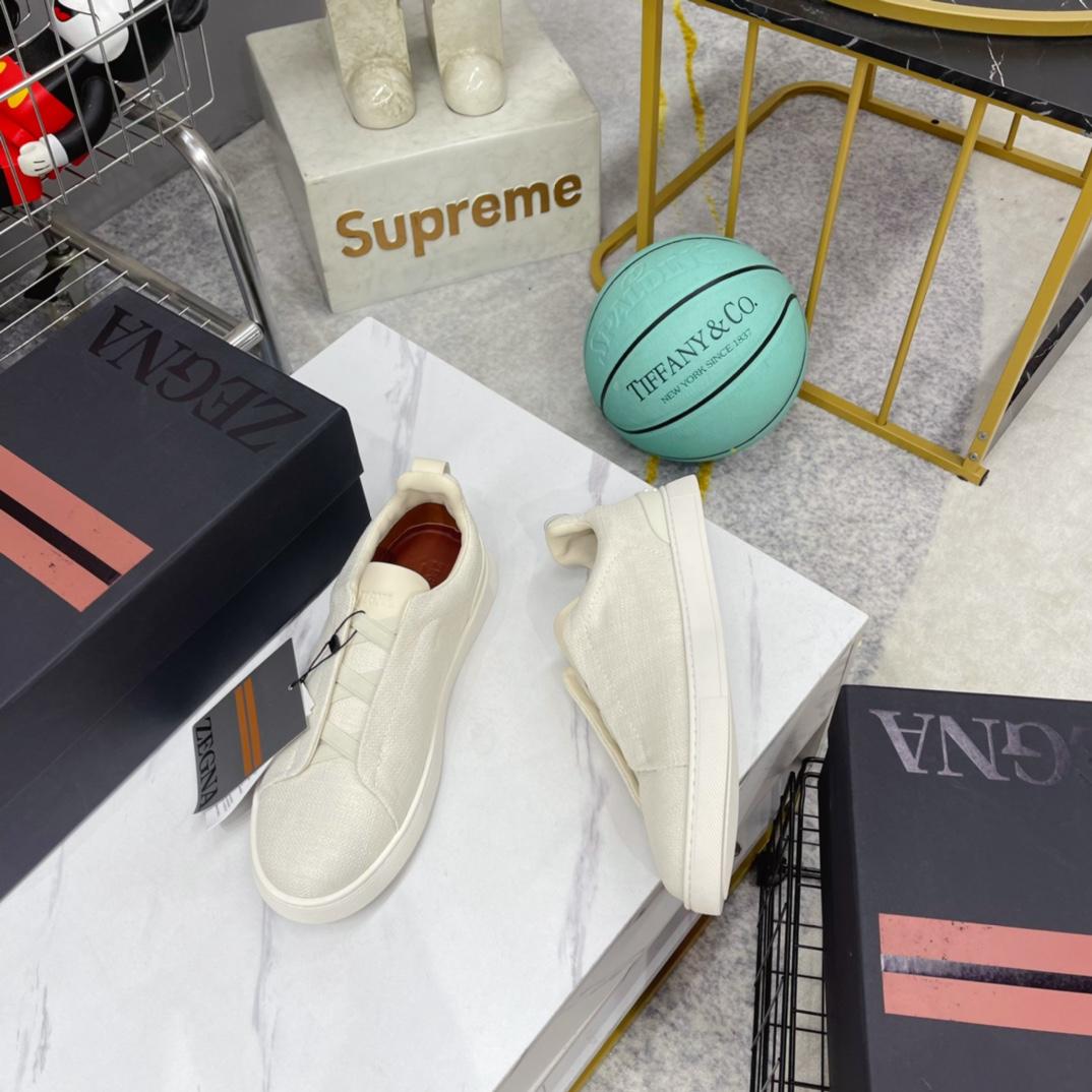 Zegna Triple Stitch Sneakers - DopestKickz