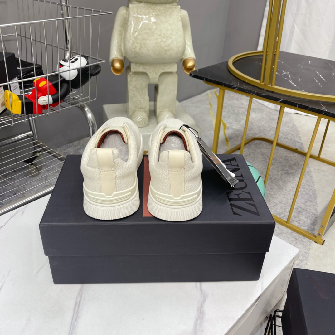 Zegna Triple Stitch Sneakers - DopestKickz