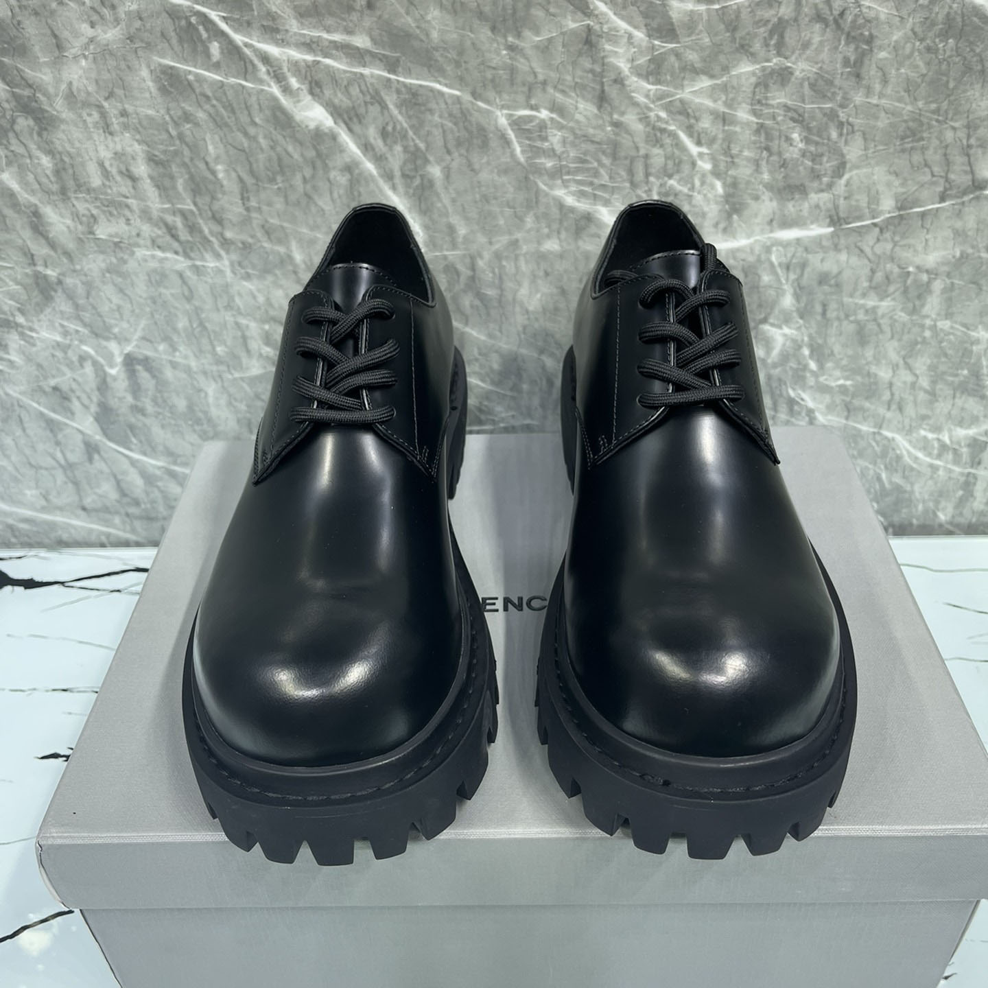 Balenciaga Hummer Derbie In Black Matte Calfskin - DopestKickz