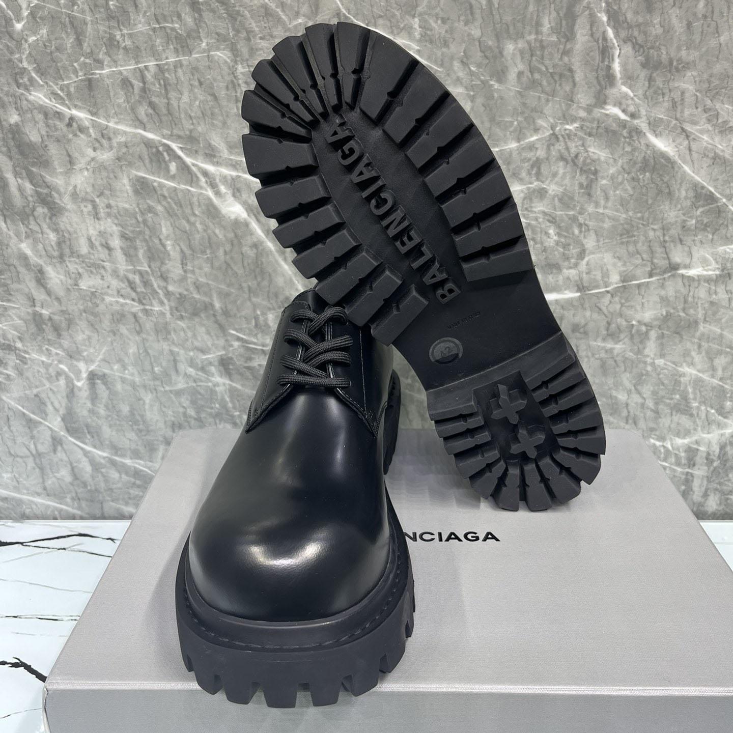 Balenciaga Hummer Derbie In Black Matte Calfskin - DopestKickz