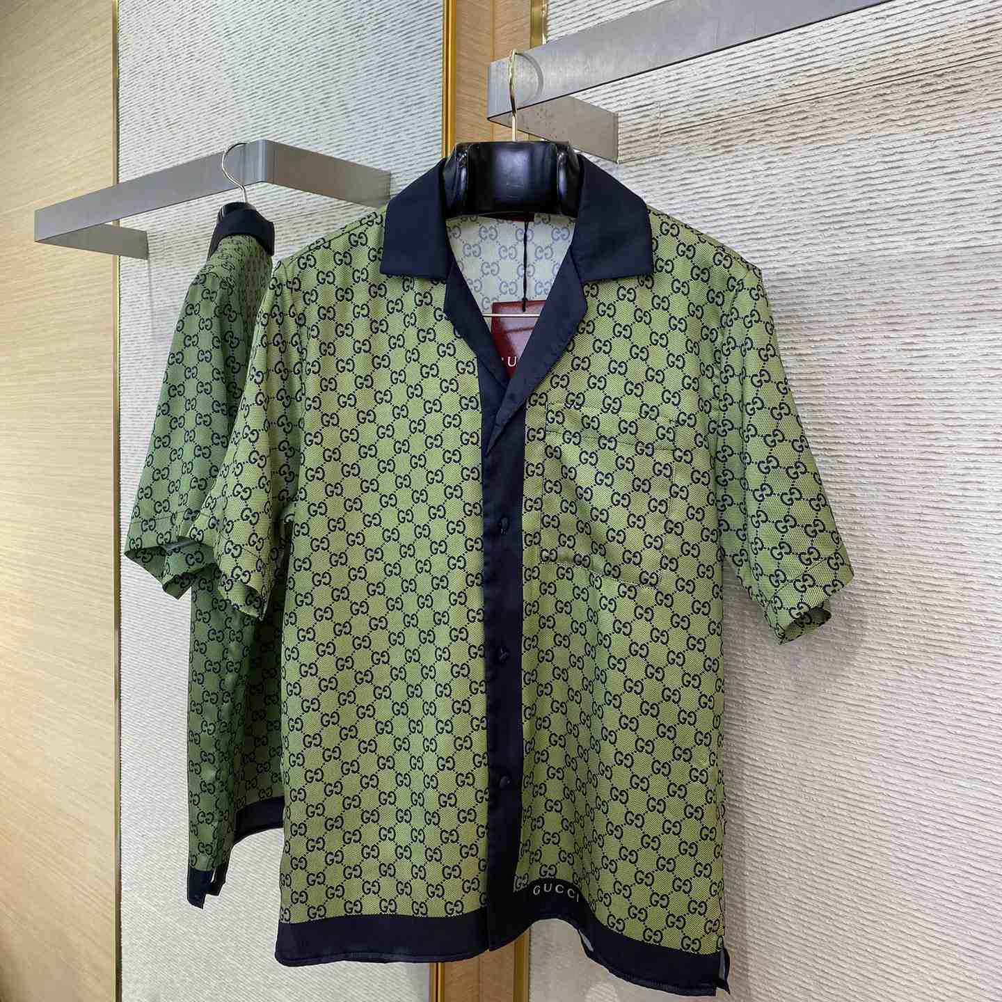 Gucci Printed Silk Shirt - DopestKickz