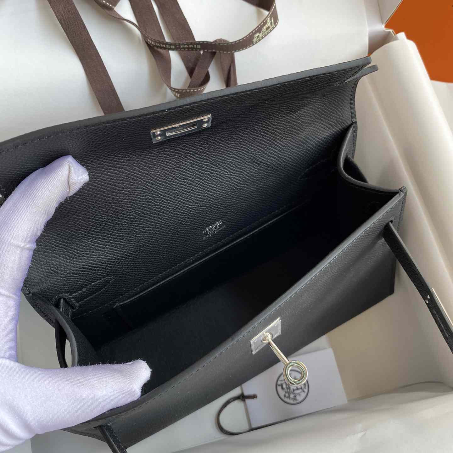 Hermes Kelly 22cm Epsom   - DopestKickz