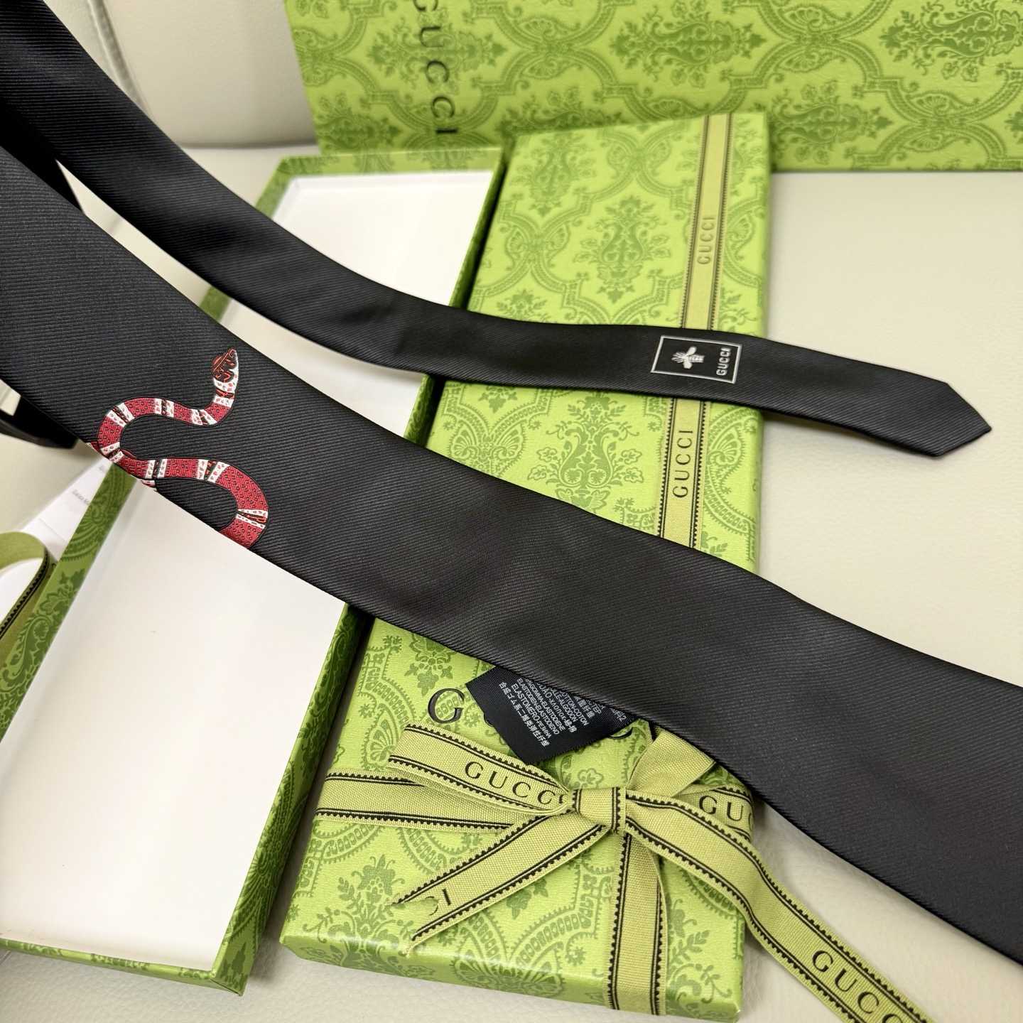 Gucci Silk Jacquard Tie - DopestKickz