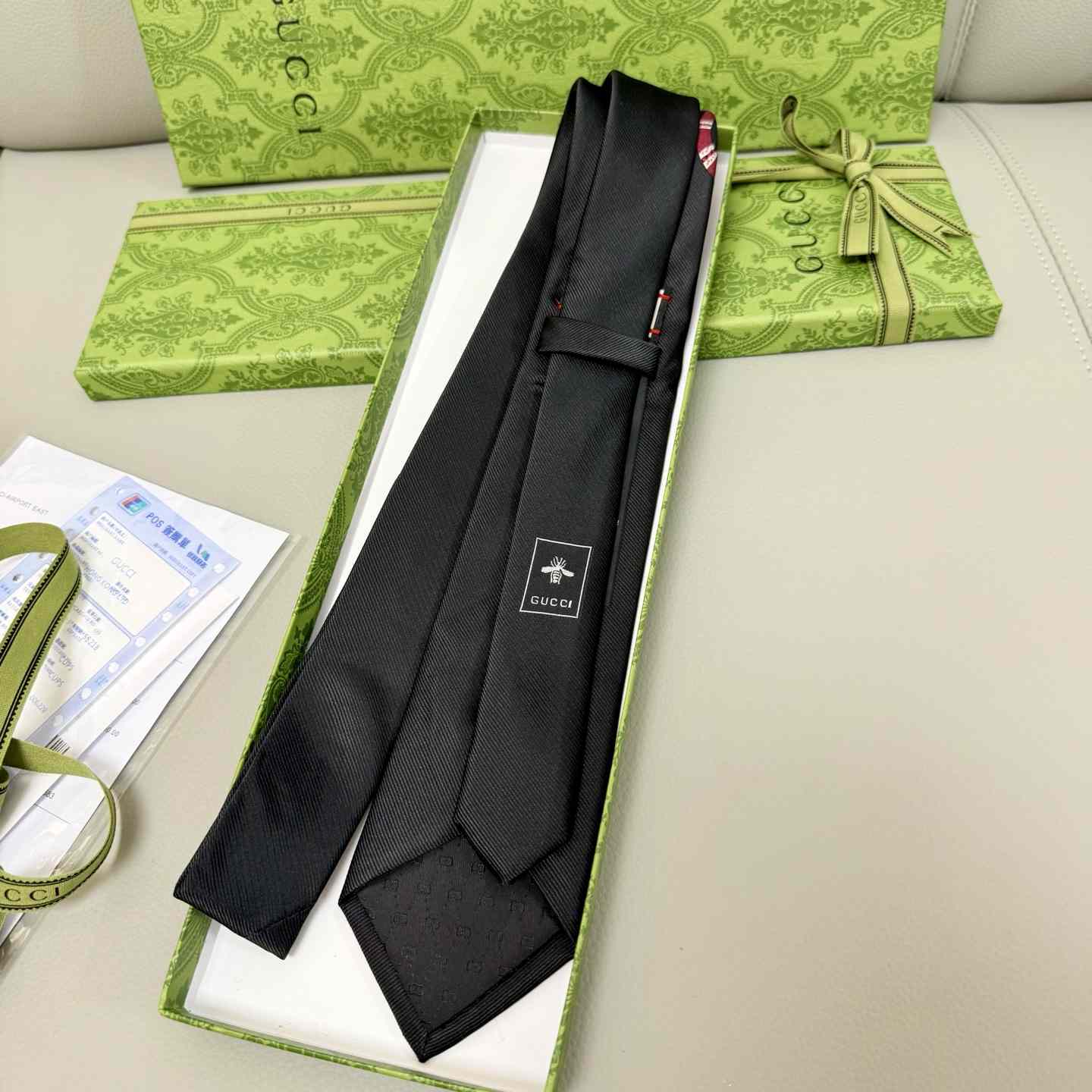 Gucci Silk Jacquard Tie - DopestKickz