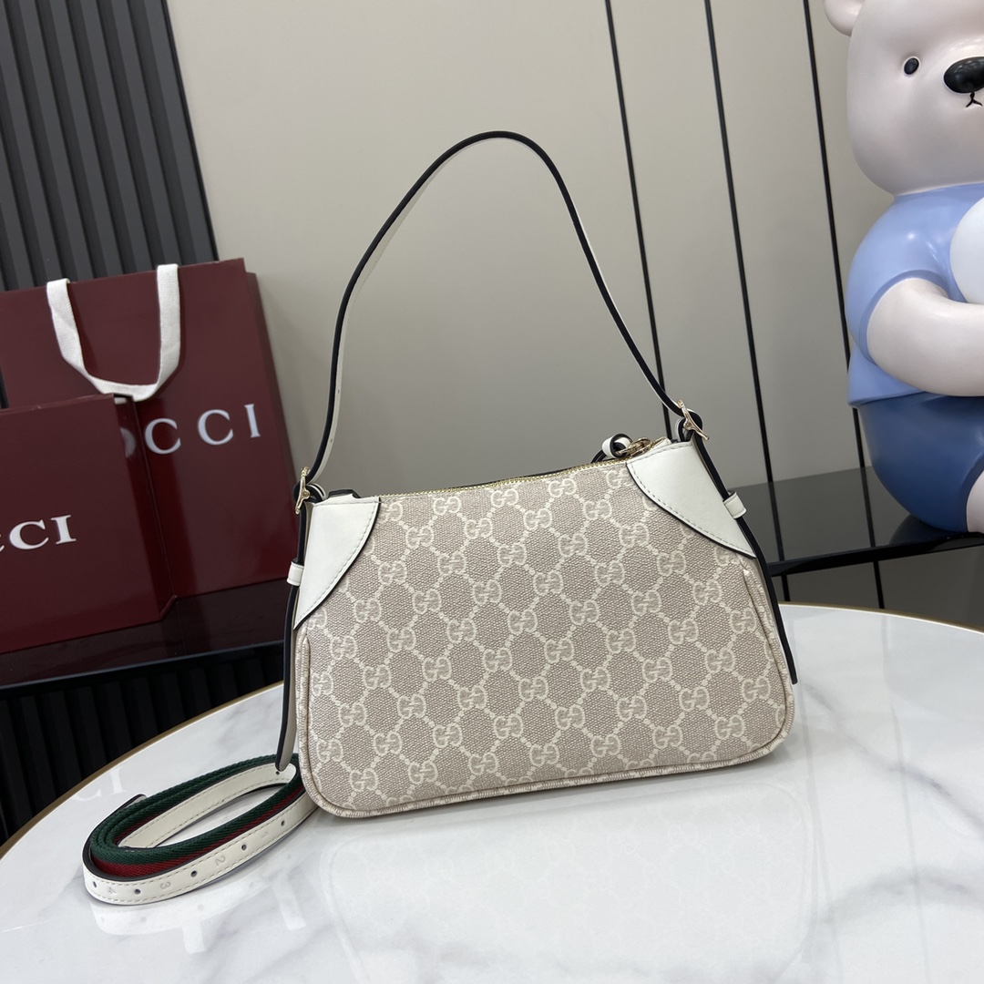Gucci GG Emblem Small Shoulder Bag - DopestKickz