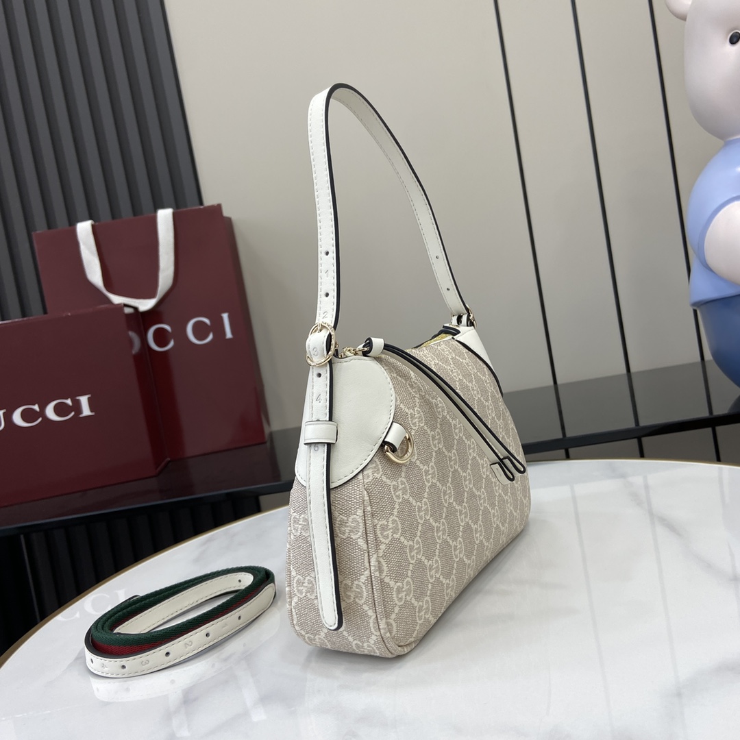 Gucci GG Emblem Small Shoulder Bag - DopestKickz
