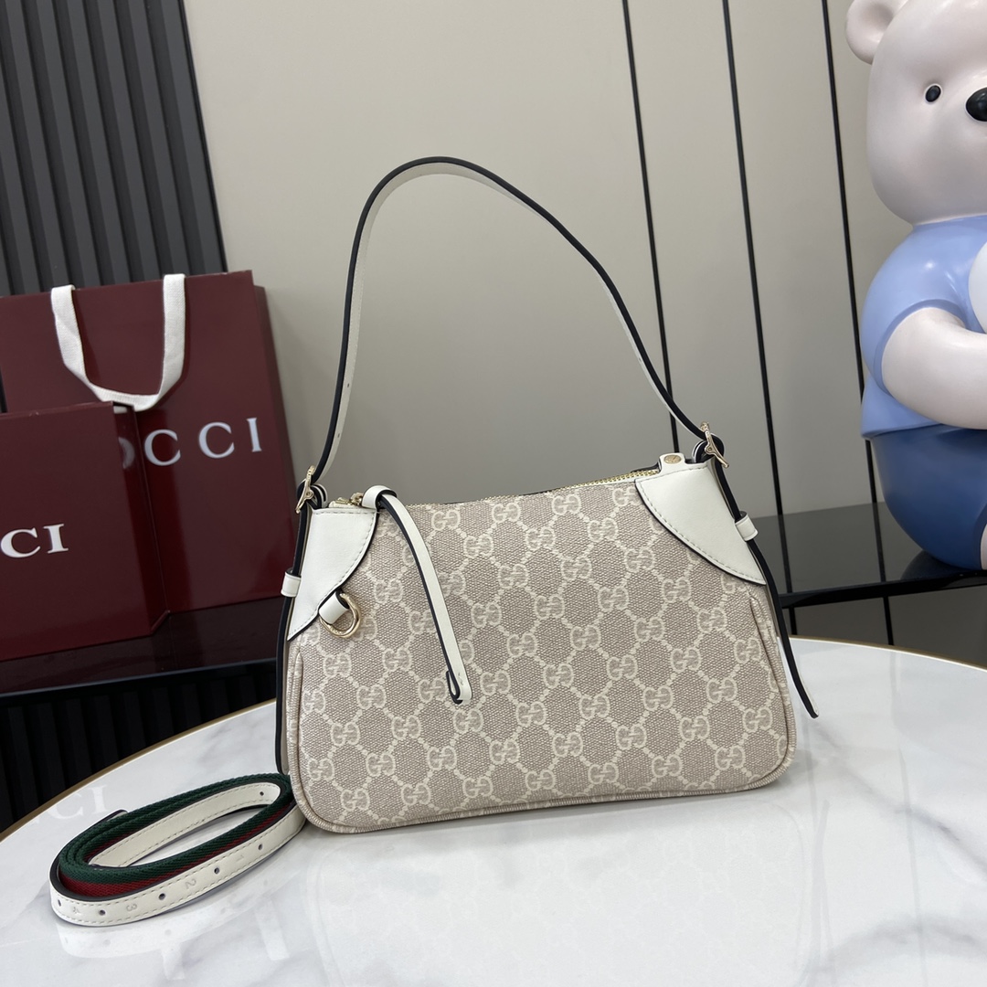Gucci GG Emblem Small Shoulder Bag - DopestKickz