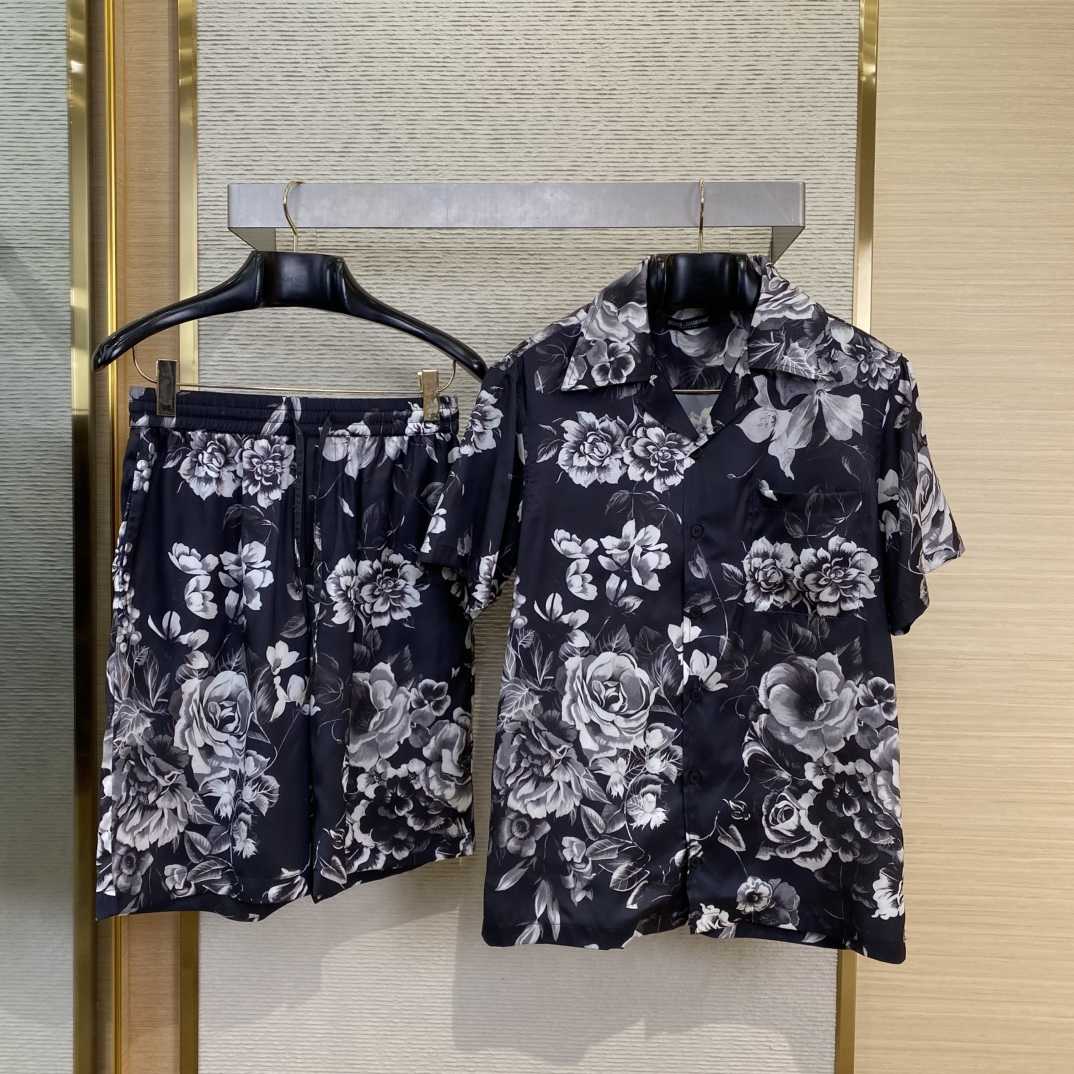 Dolce & Gabbana Floral-print Silk Shirt And Shorts - DopestKickz