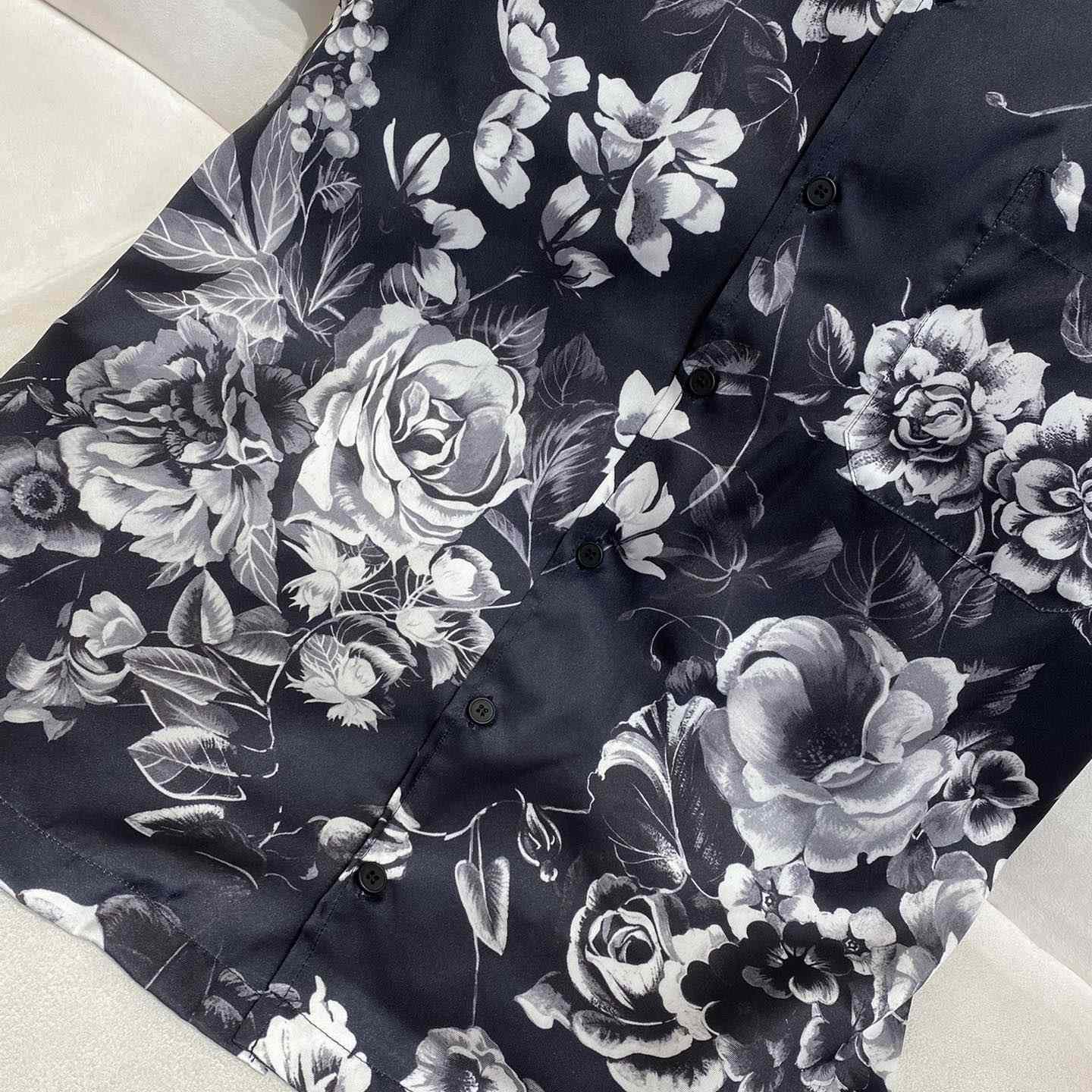 Dolce & Gabbana Floral-print Silk Shirt And Shorts - DopestKickz