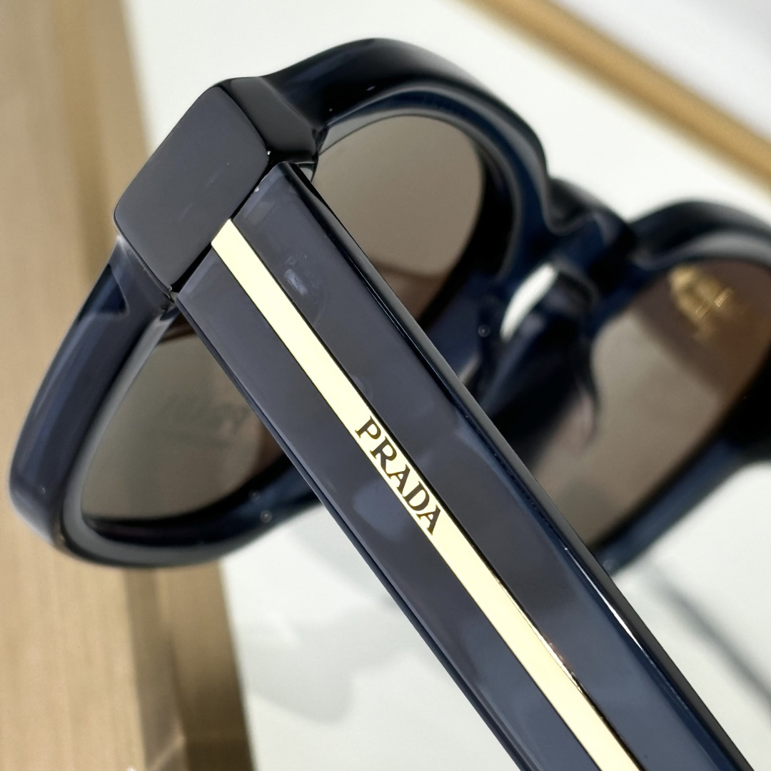 Prada Sunglasses With Iconic Metal Plaque   SPR A16SF - DopestKickz