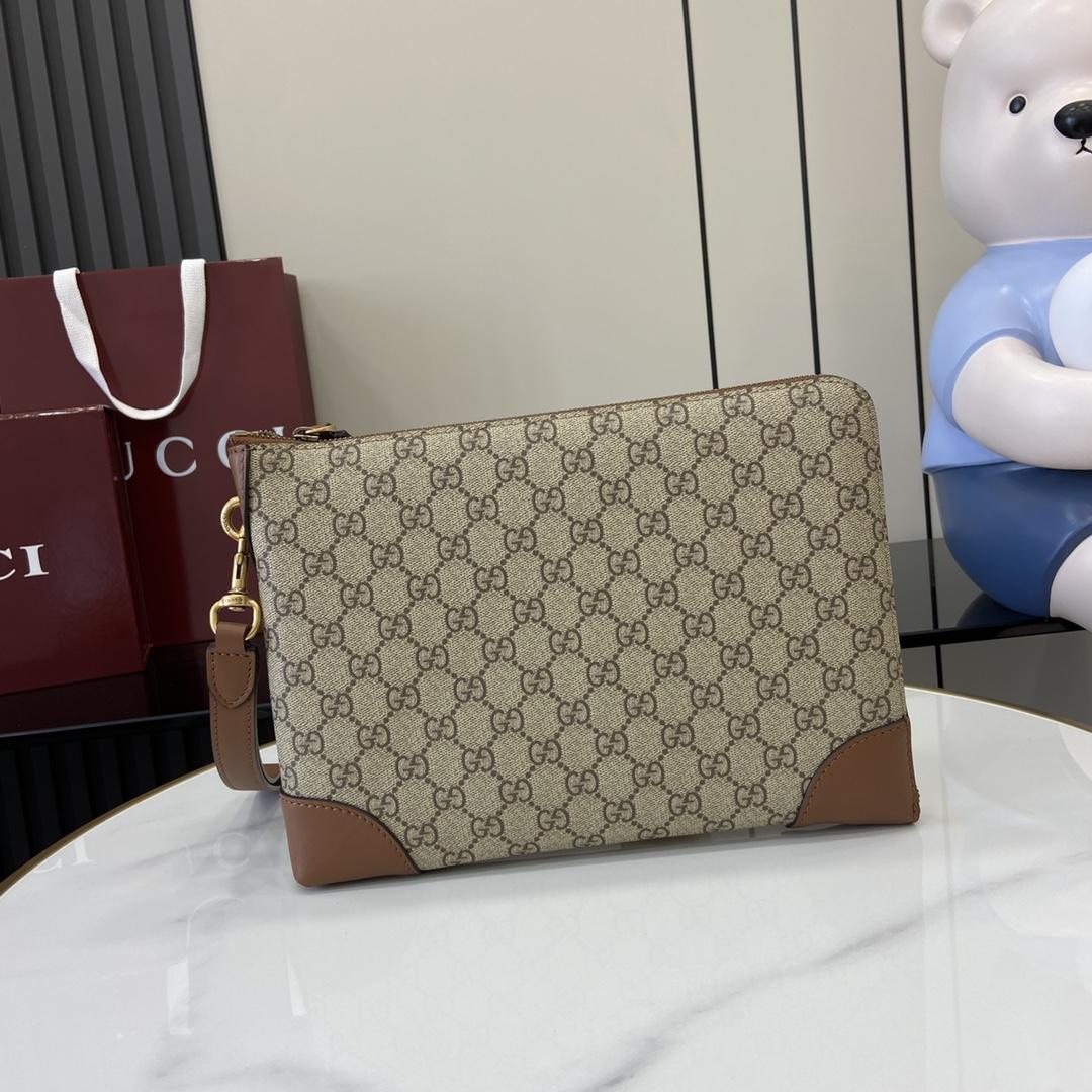 Gucci GG Emblem Small Business Case - DopestKickz