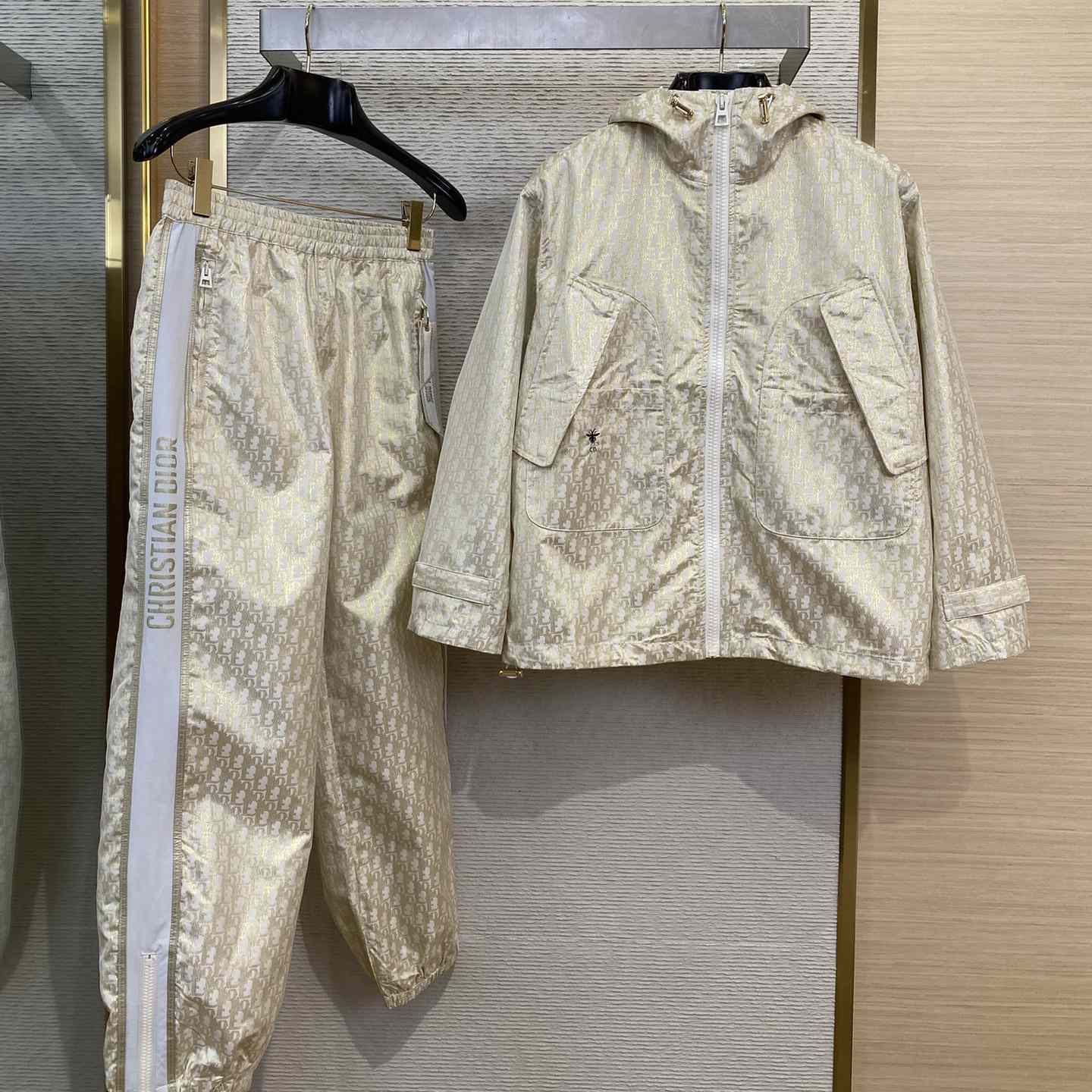 Dior Oblique Hooded Jacket And Pants - DopestKickz