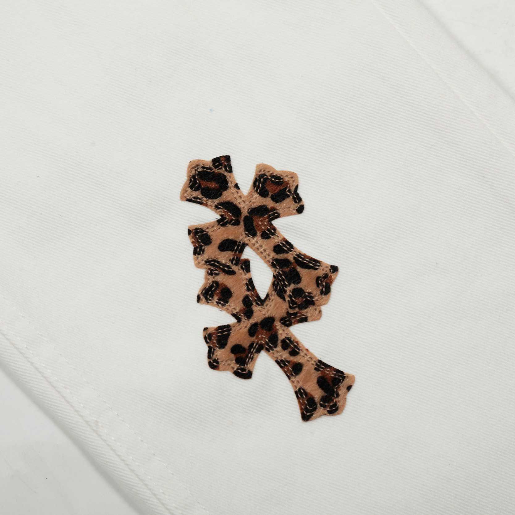 Chrome Hearts Cross Patch Jeans - DopestKickz