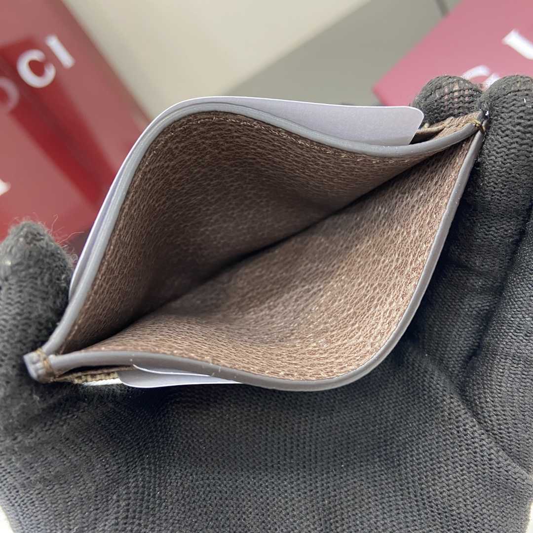Gucci GG Printed Card Case Wallet - DopestKickz