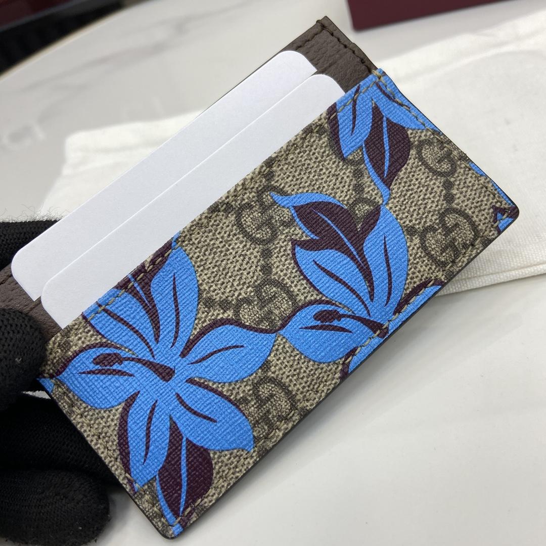 Gucci GG Printed Card Case Wallet - DopestKickz