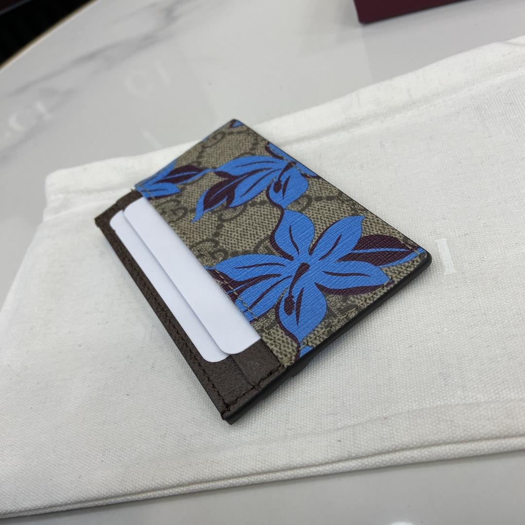 Gucci GG Printed Card Case Wallet - DopestKickz