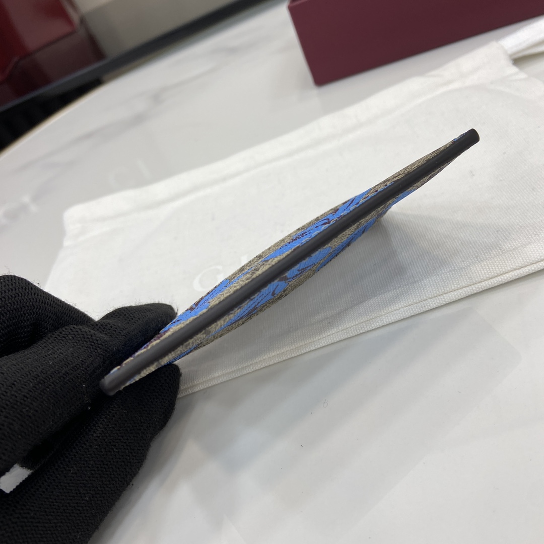 Gucci GG Printed Card Case Wallet - DopestKickz