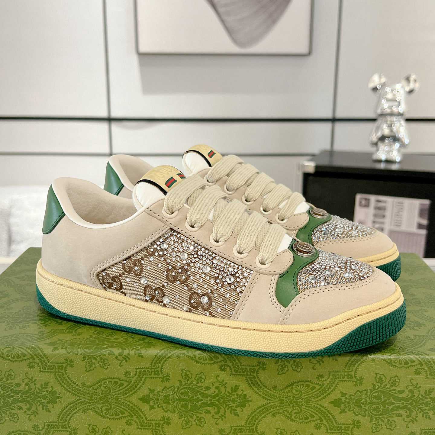 Gucci Women's Screener Sneaker - DopestKickz