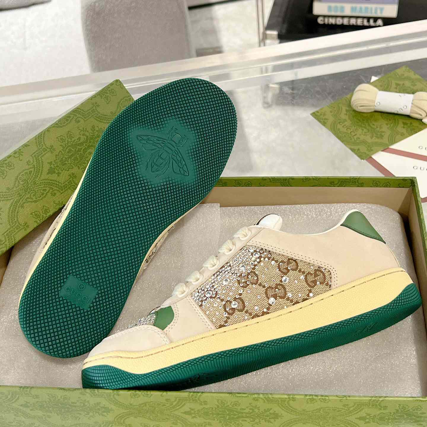 Gucci Women's Screener Sneaker - DopestKickz