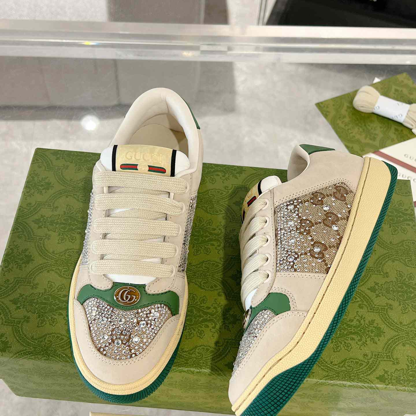 Gucci Women's Screener Sneaker - DopestKickz