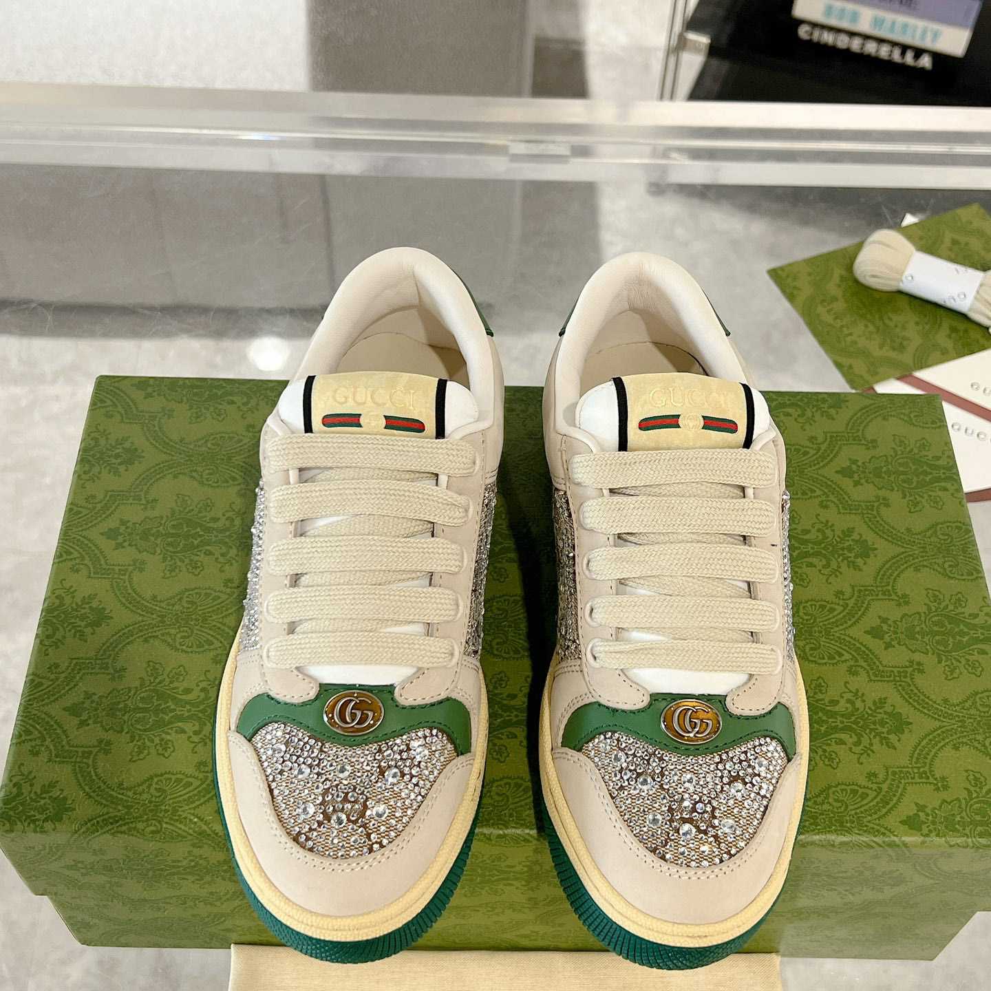 Gucci Women's Screener Sneaker - DopestKickz