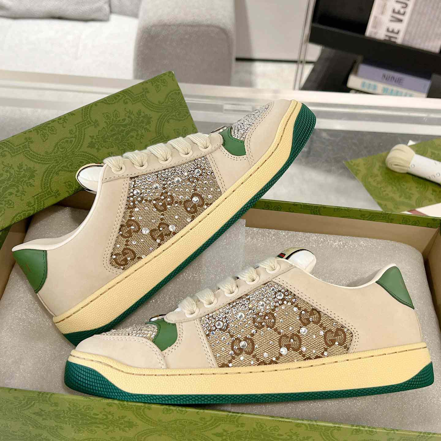 Gucci Women's Screener Sneaker - DopestKickz