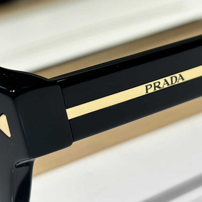 Prada Sunglasses With Iconic Metal Plaque   SPR A16SF - DopestKickz