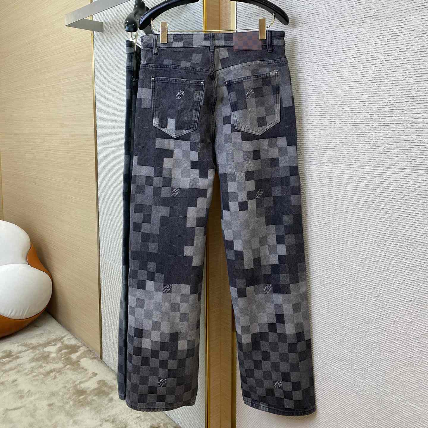 Louis Vuitton Damoflage Skate Denim   1AHEBQ - DopestKickz