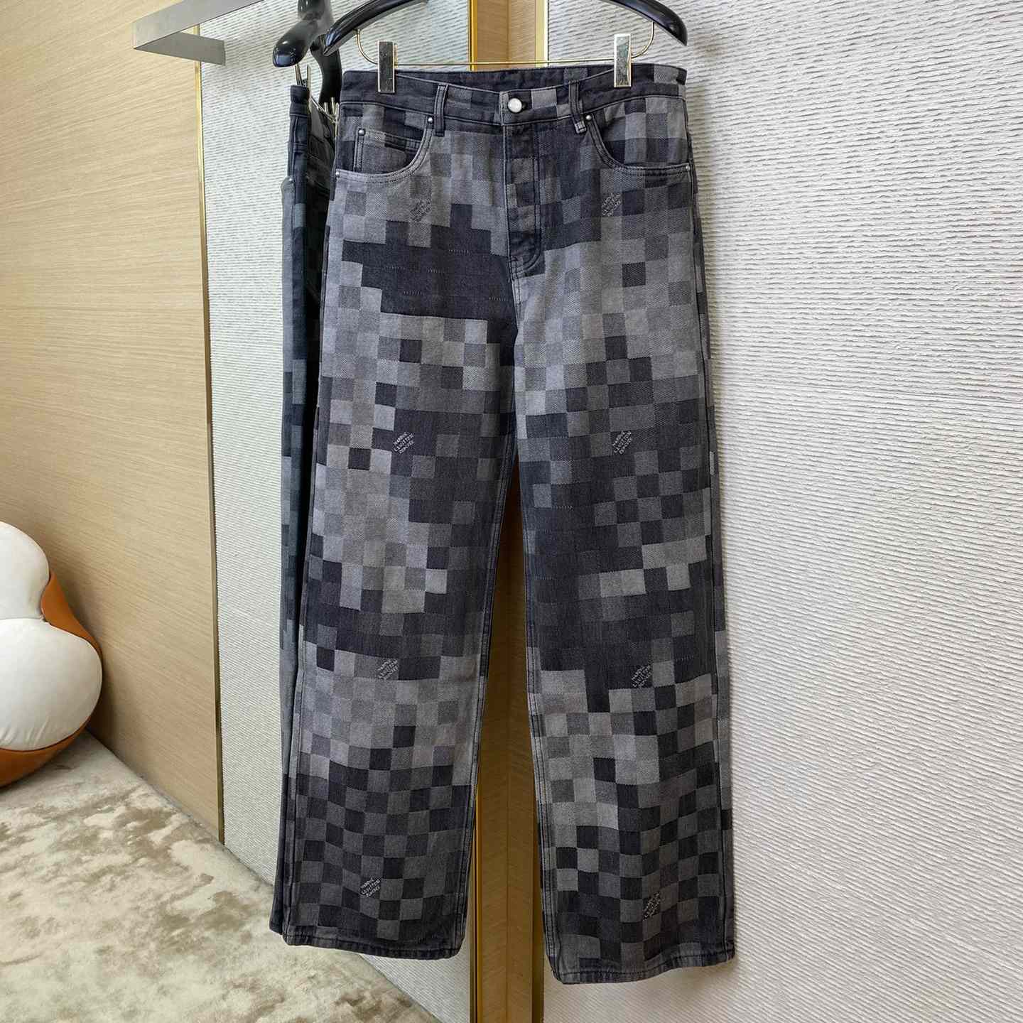 Louis Vuitton Damoflage Skate Denim   1AHEBQ - DopestKickz