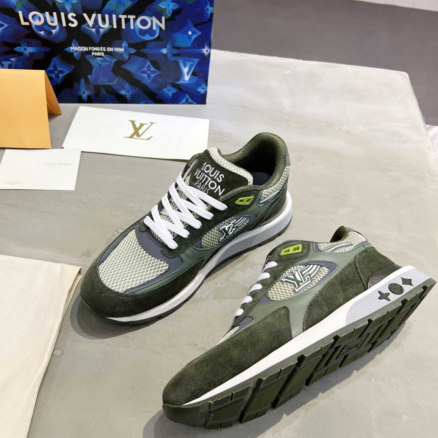 Louis Vuitton Run Away Sneaker   (upon uk size) - DopestKickz