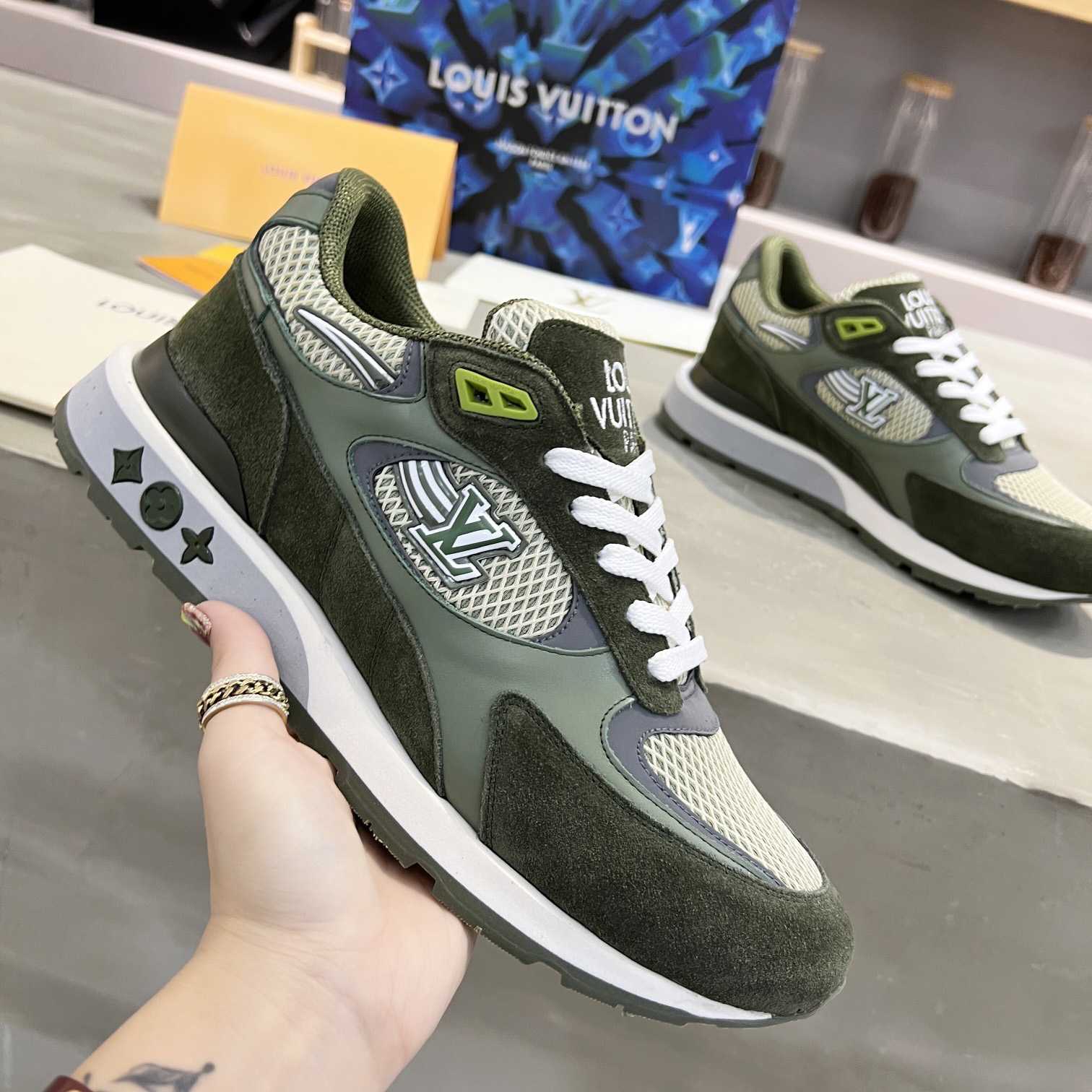 Louis Vuitton Run Away Sneaker   (upon uk size) - DopestKickz