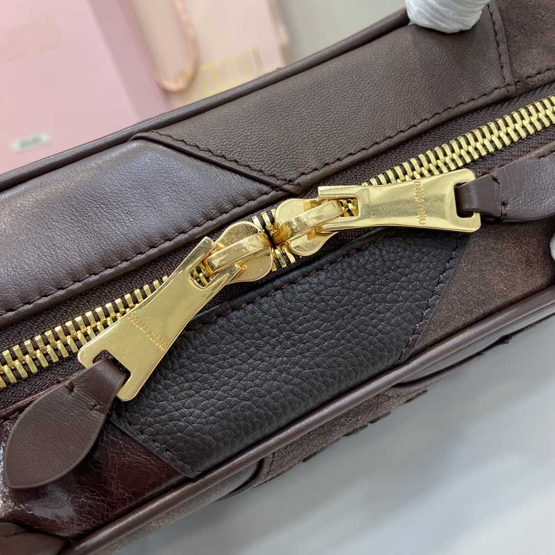 Miu Miu Beau Leather Patchwork Bag - DopestKickz