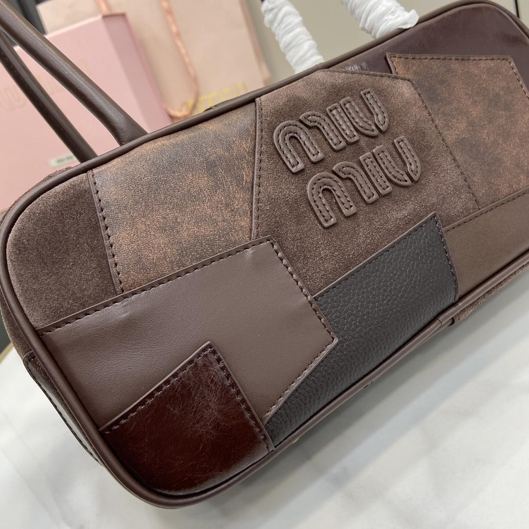 Miu Miu Beau Leather Patchwork Bag - DopestKickz