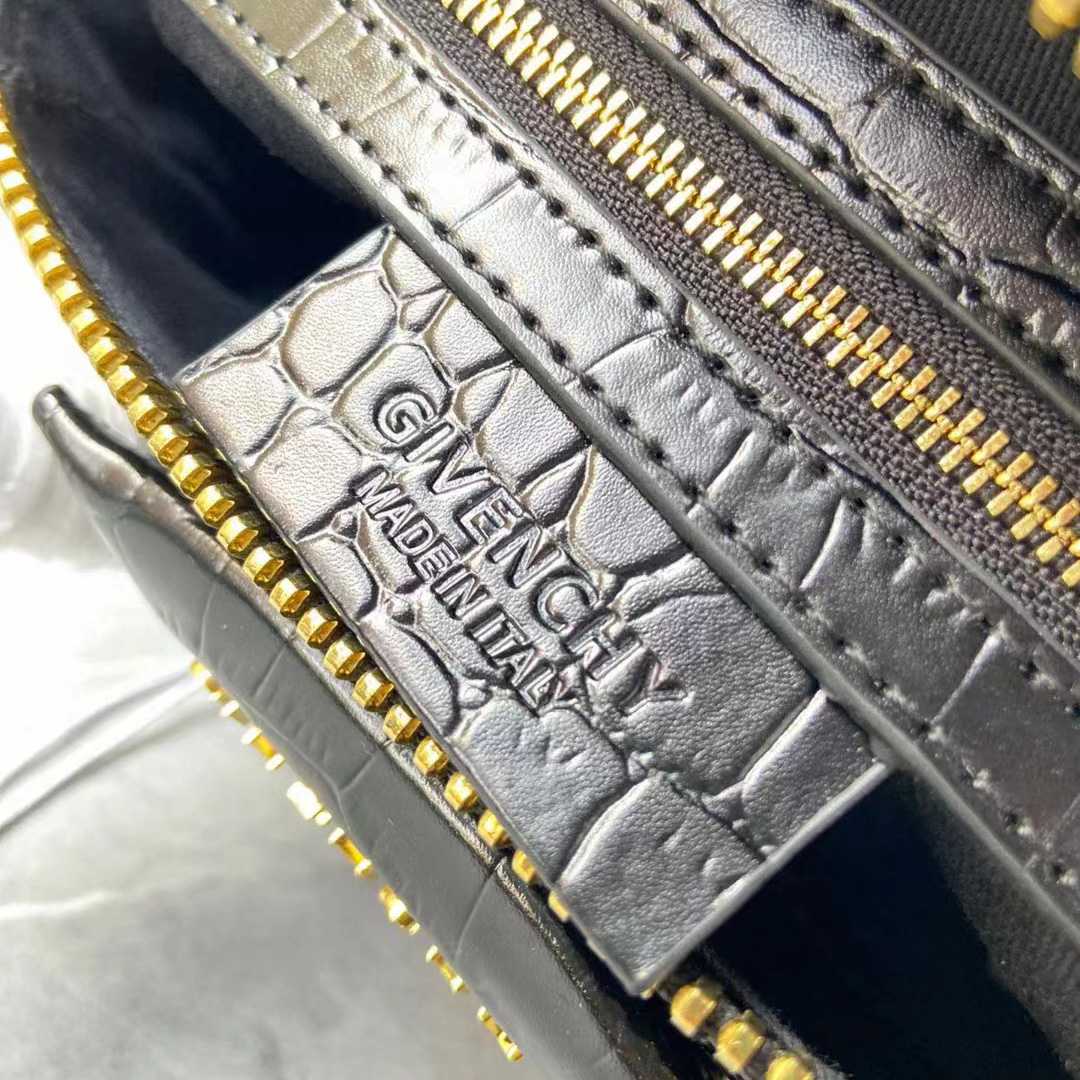 Givenchy Mini Antigona Bag In Crocodile Effect Leather - DopestKickz