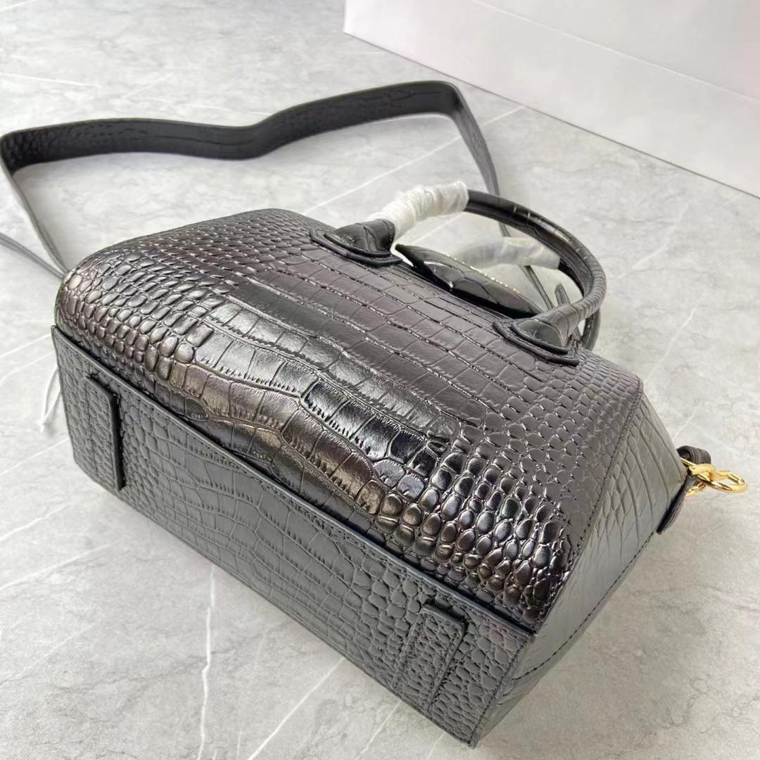 Givenchy Mini Antigona Bag In Crocodile Effect Leather - DopestKickz