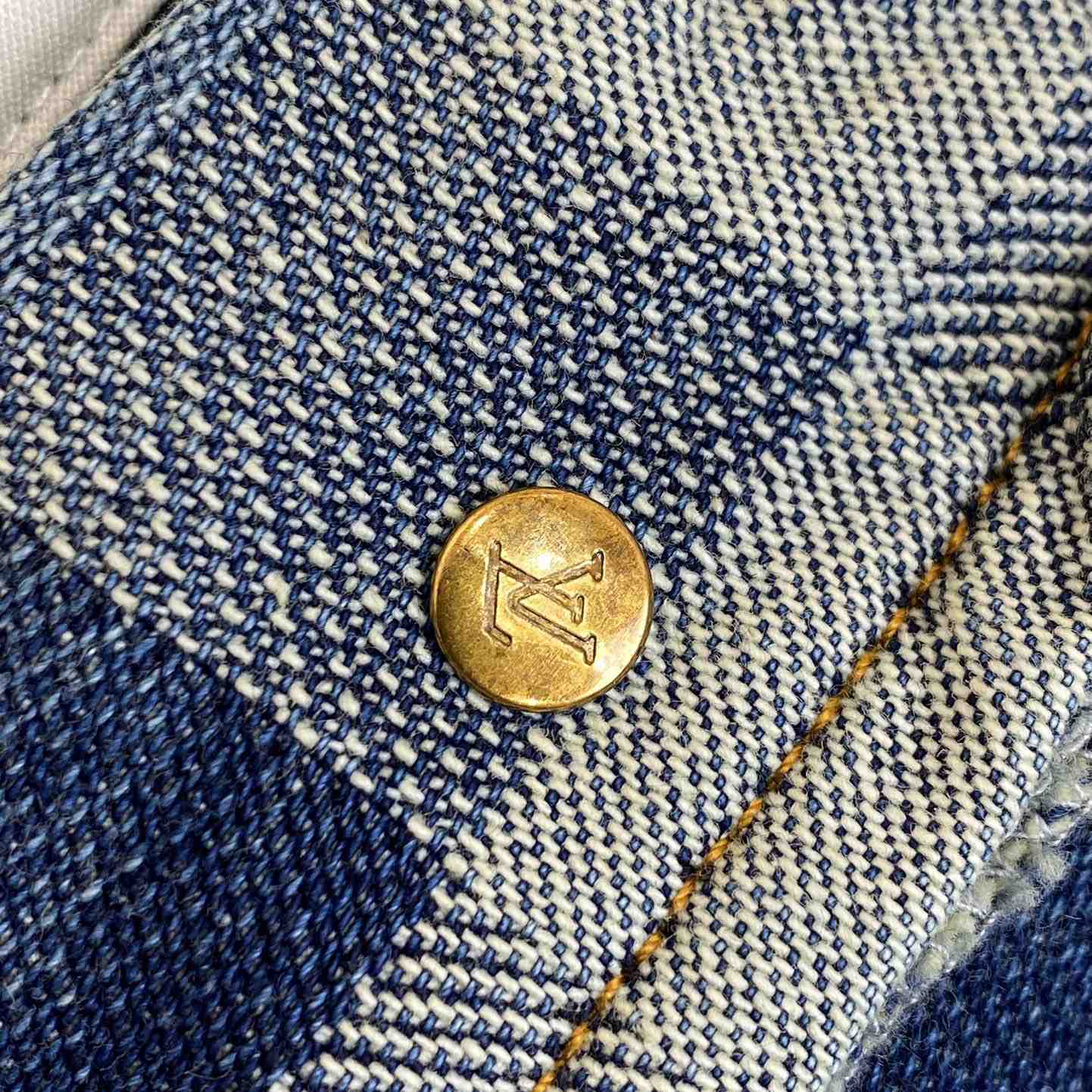 Louis Vuitton Damier Denim Pants - DopestKickz