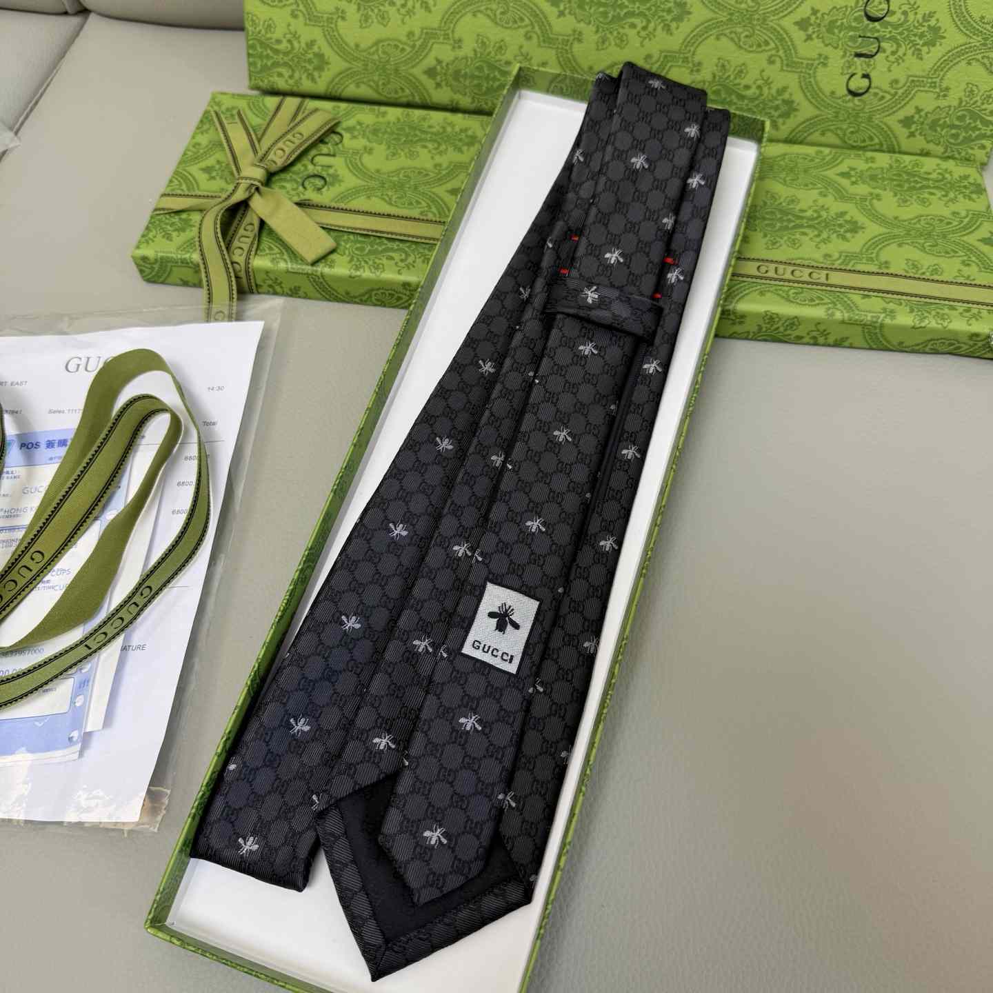 Gucci Silk Jacquard Tie - DopestKickz