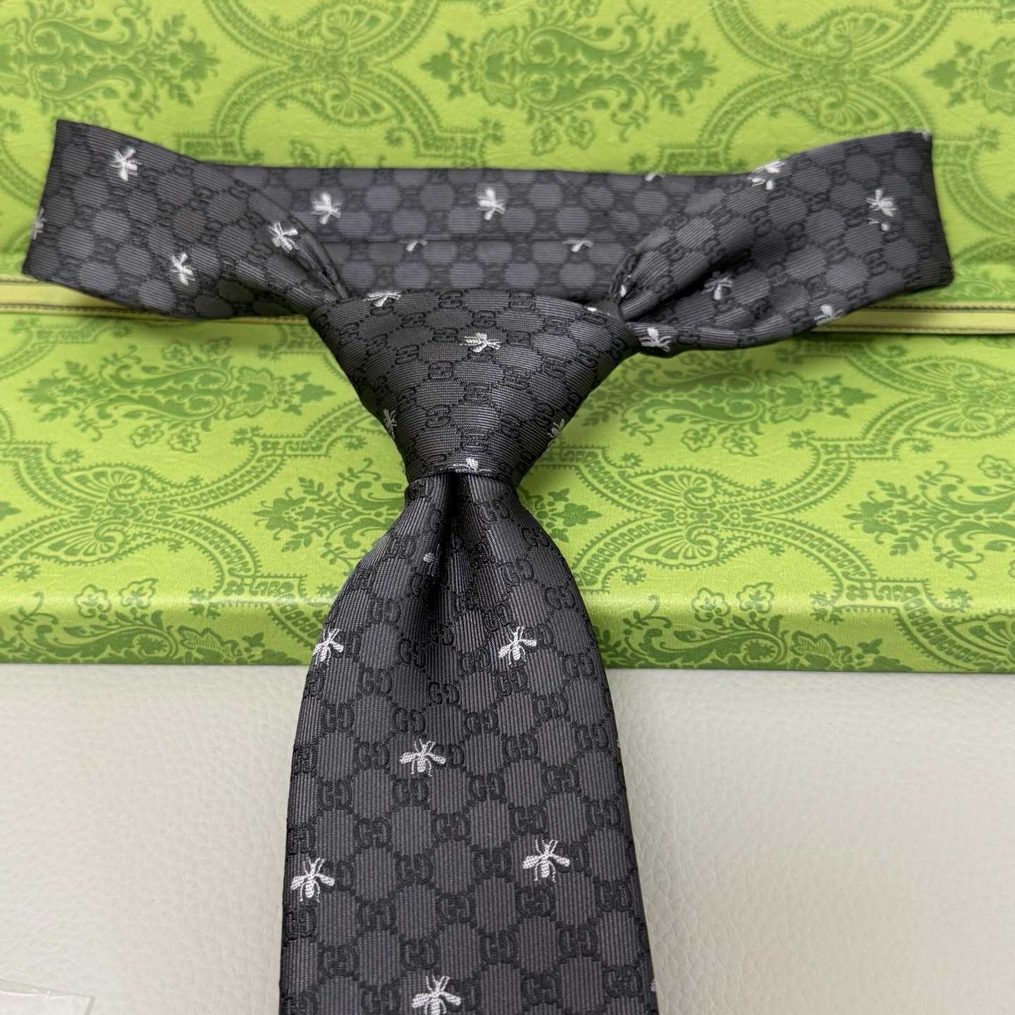 Gucci Silk Jacquard Tie - DopestKickz