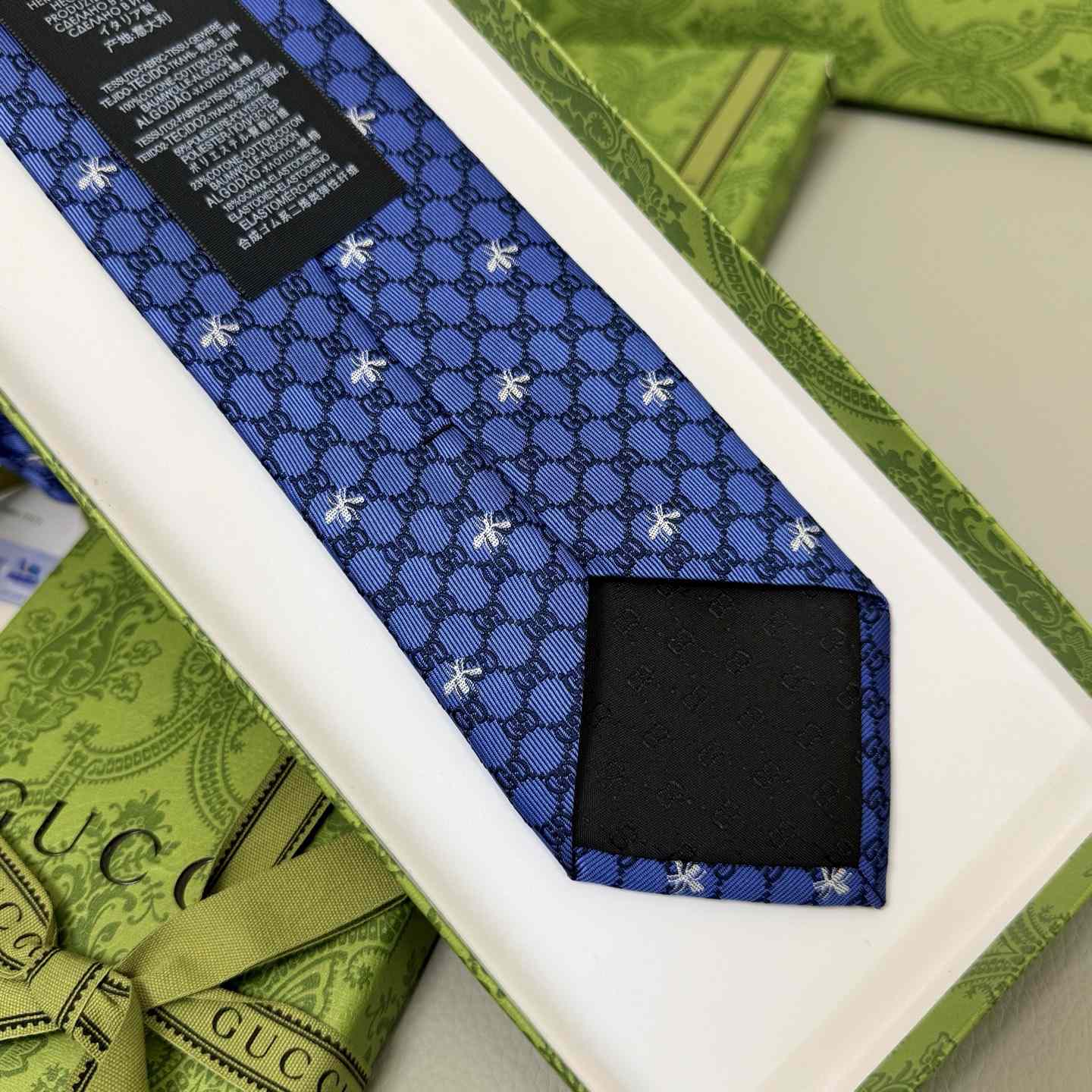 Gucci Silk Jacquard Tie - DopestKickz