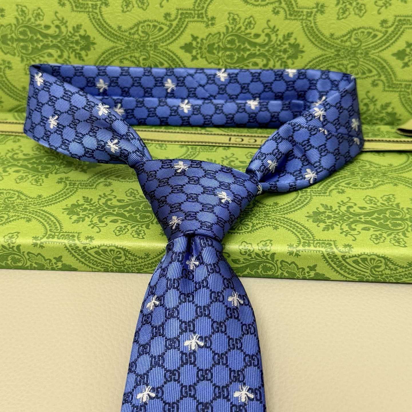 Gucci Silk Jacquard Tie - DopestKickz