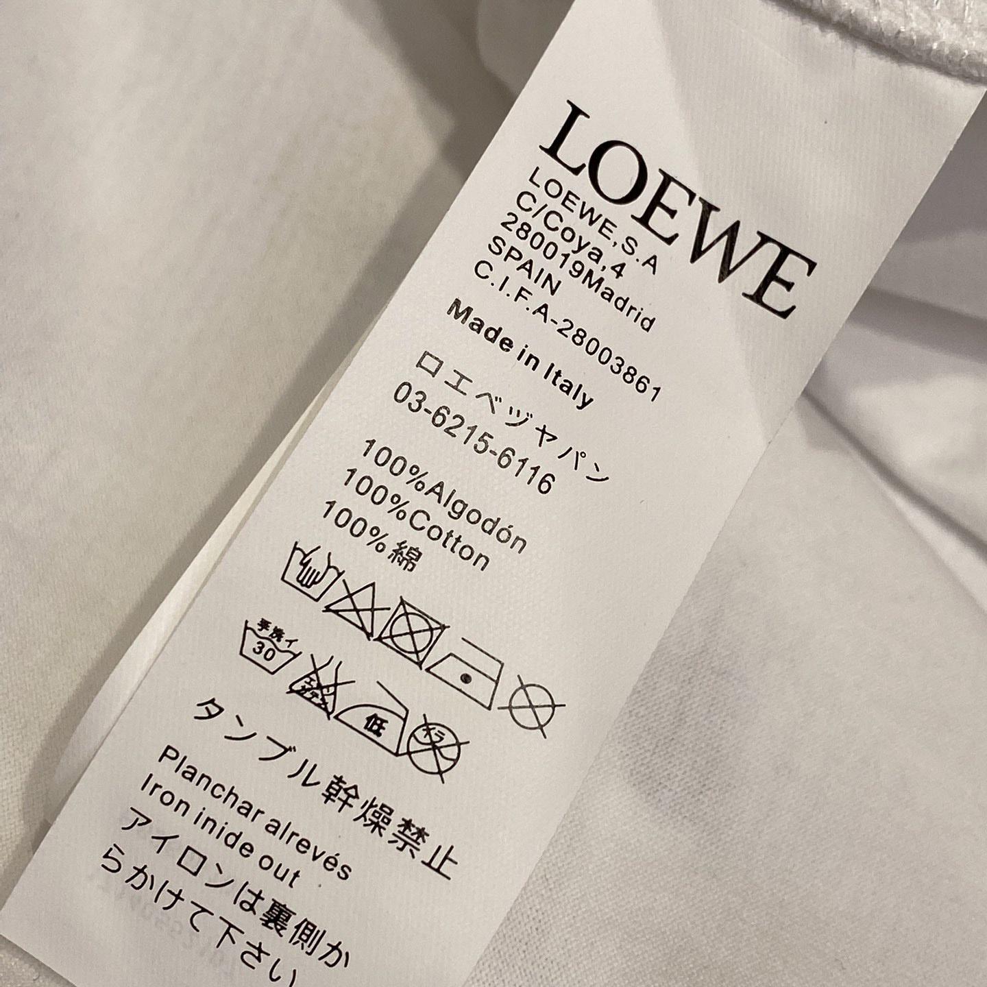 Loewe Loose fit T-shirt In Cotton - DopestKickz