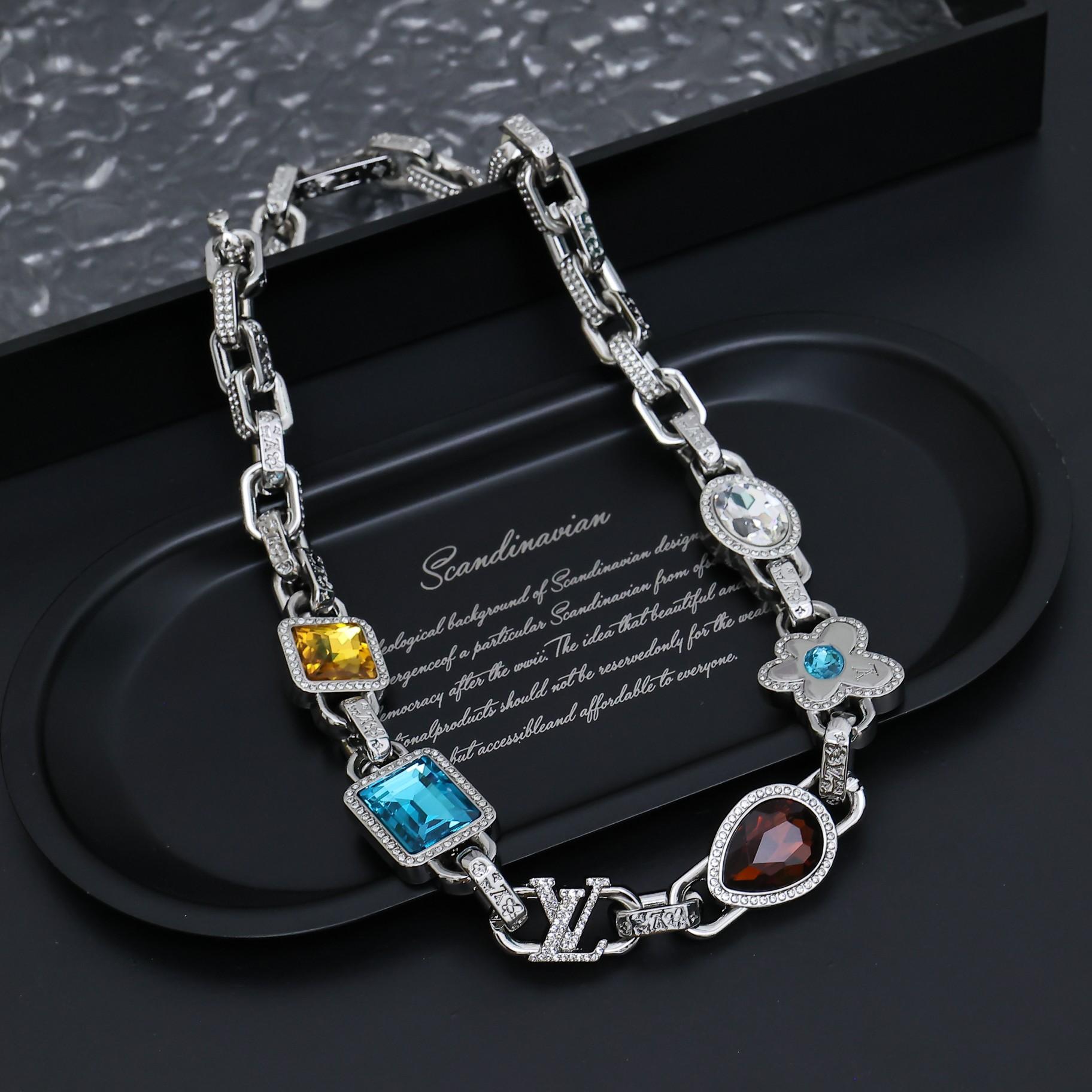 Louis Vuitton Paradise Stone Necklace   - DopestKickz