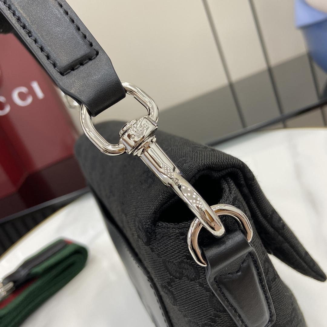 Gucci Small GG Crossbody Bag With Web - DopestKickz