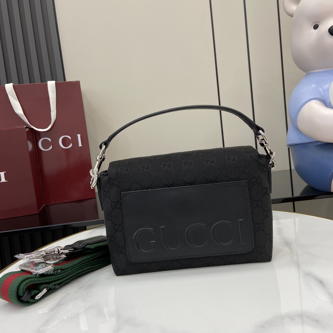 Gucci Small GG Crossbody Bag With Web - DopestKickz