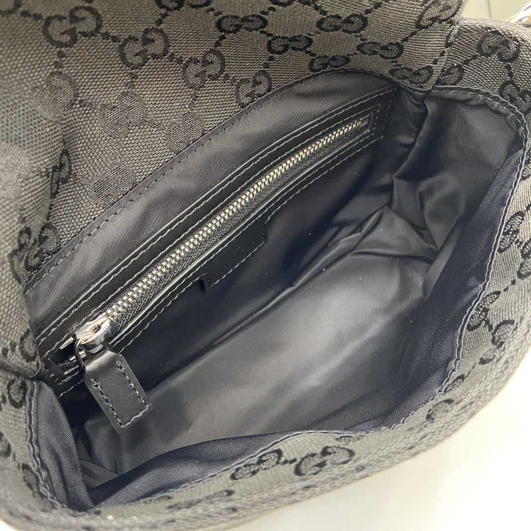 Gucci Small GG Crossbody Bag With Web - DopestKickz