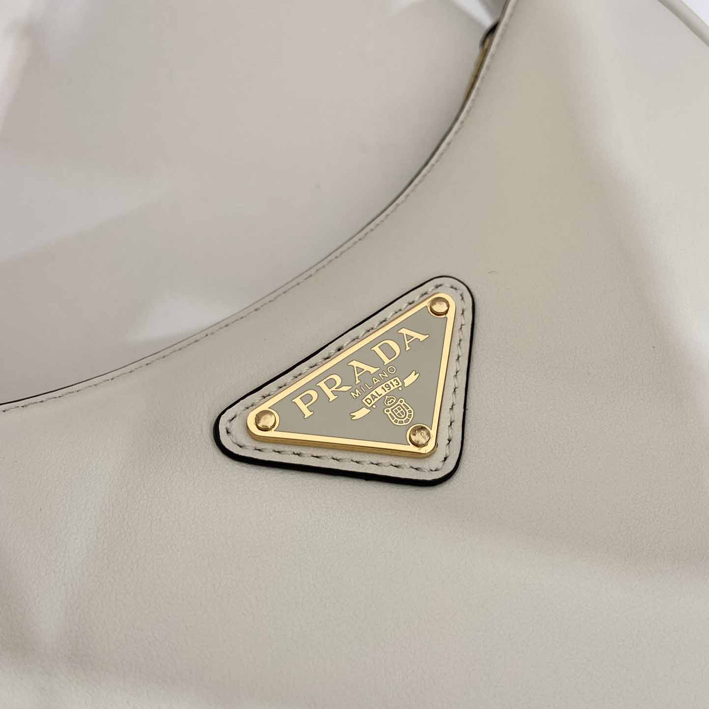 Prada Arqué Small Leather Shoulder Bag - DopestKickz