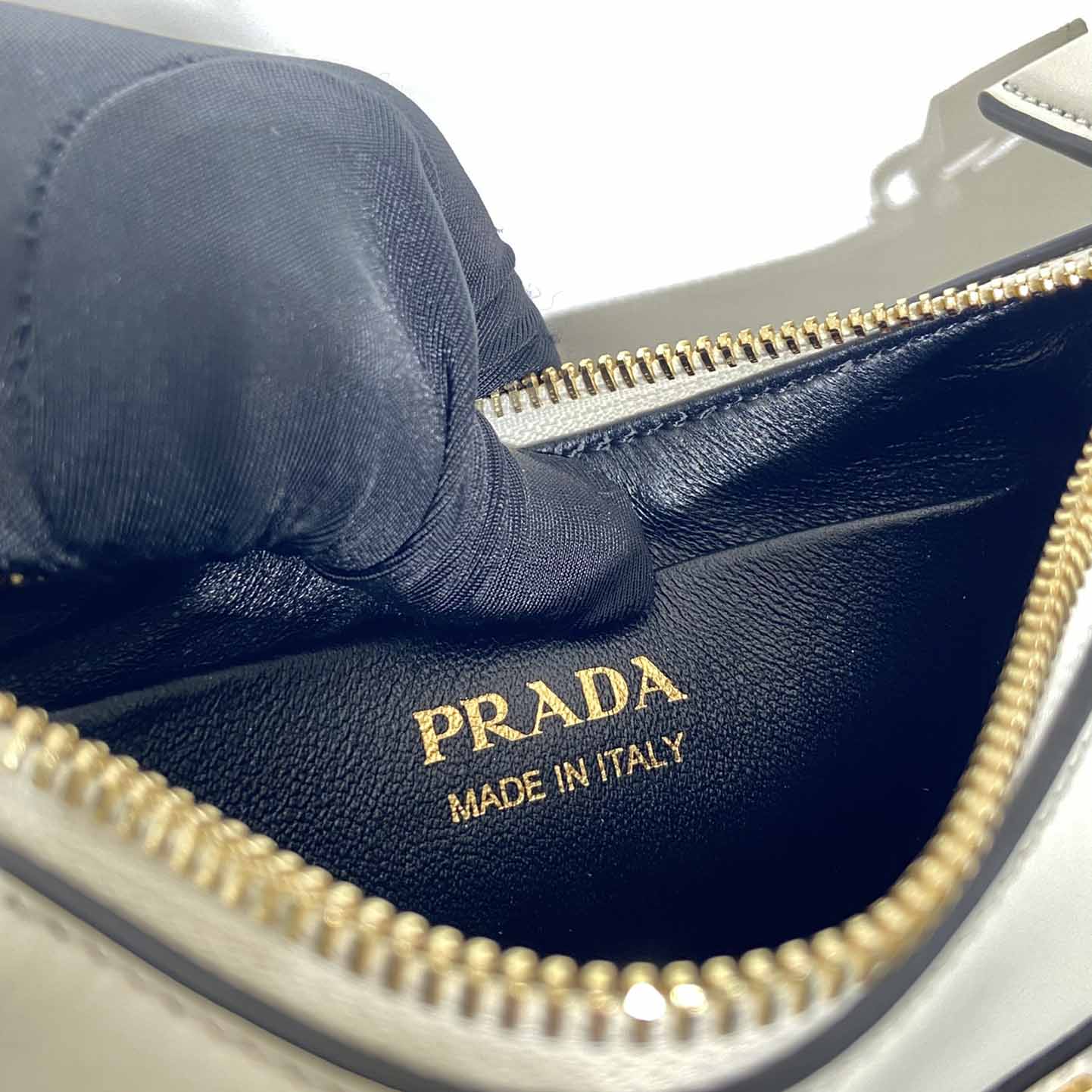 Prada Arqué Small Leather Shoulder Bag - DopestKickz